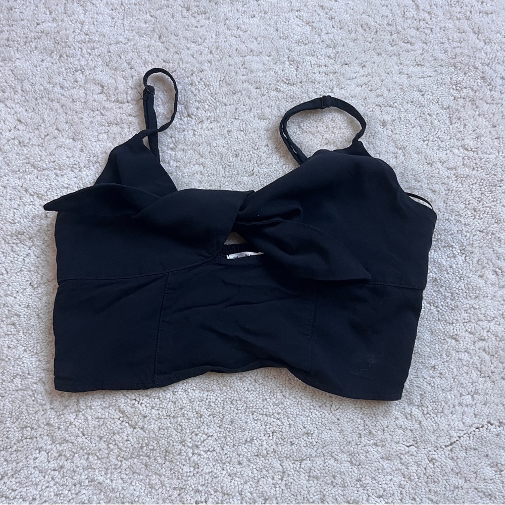 Black Women's Crop Top